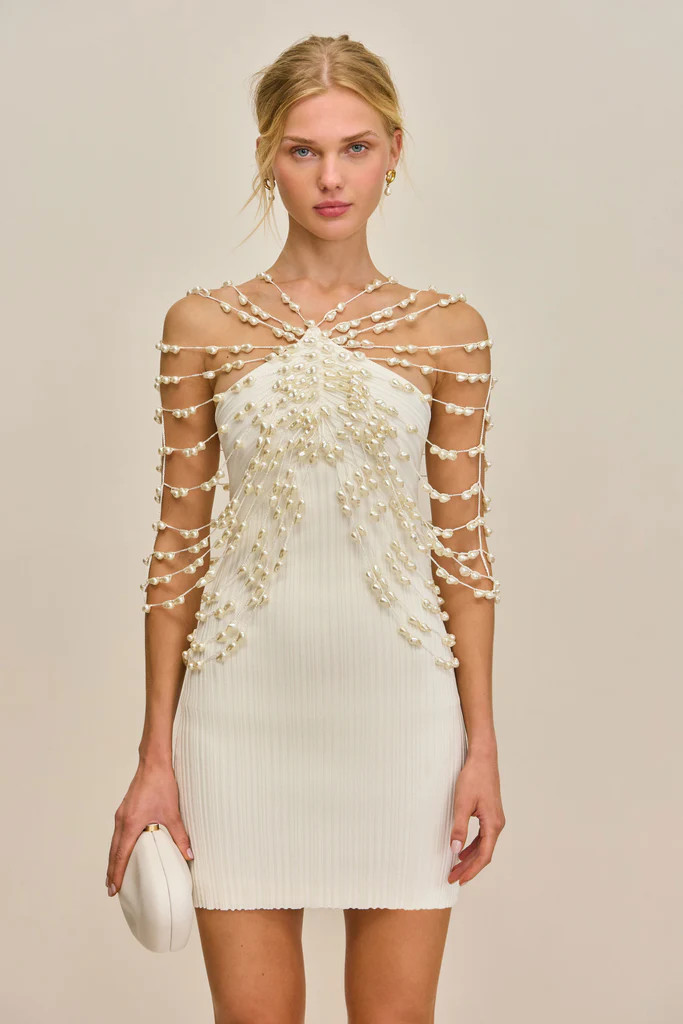 OLIVIANA KNIT DRESS - OFF WHITE | Cult Gaia - US