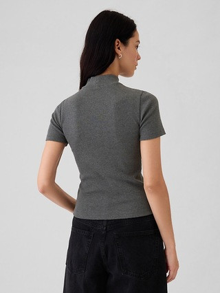 Modern Rib Mockneck T-Shirt | Gap (US)