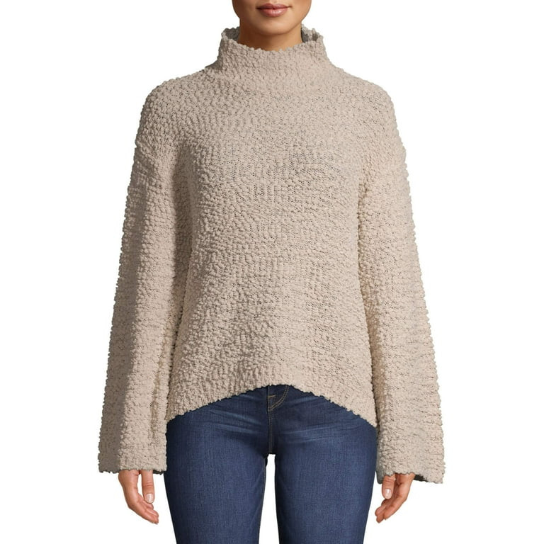 Dreamers by Debut Women's Lightweight Mock Neck Sweater | Walmart (US)