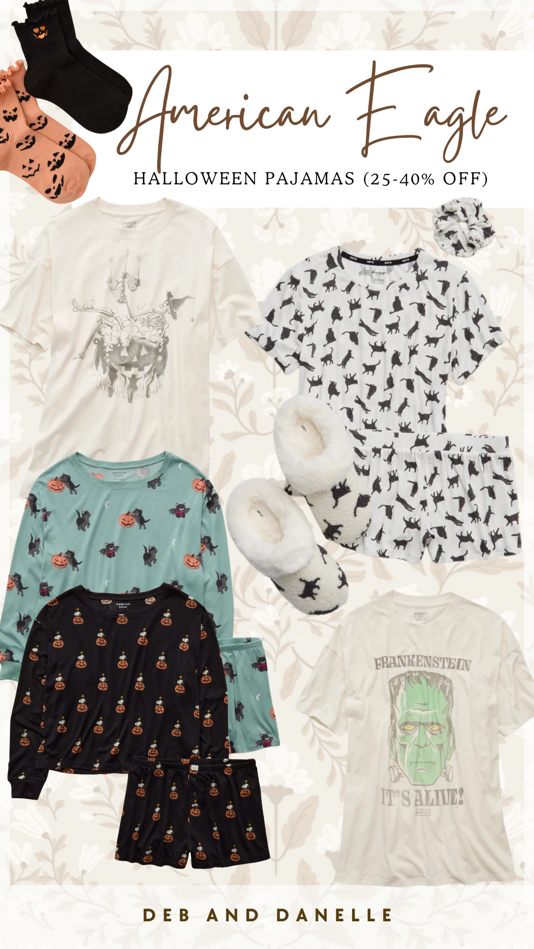 American Eagle is having a 23-40% off Labor Day sale on everything! That includes these adorable Halloween pajamas.

#LTKSeasonal #LTKSaleAlert #LTKMidsize