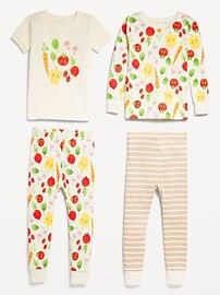 4-Piece Snug-Fit Printed Pajama Set for Toddler &amp; Baby | Old Navy | Old Navy (US)