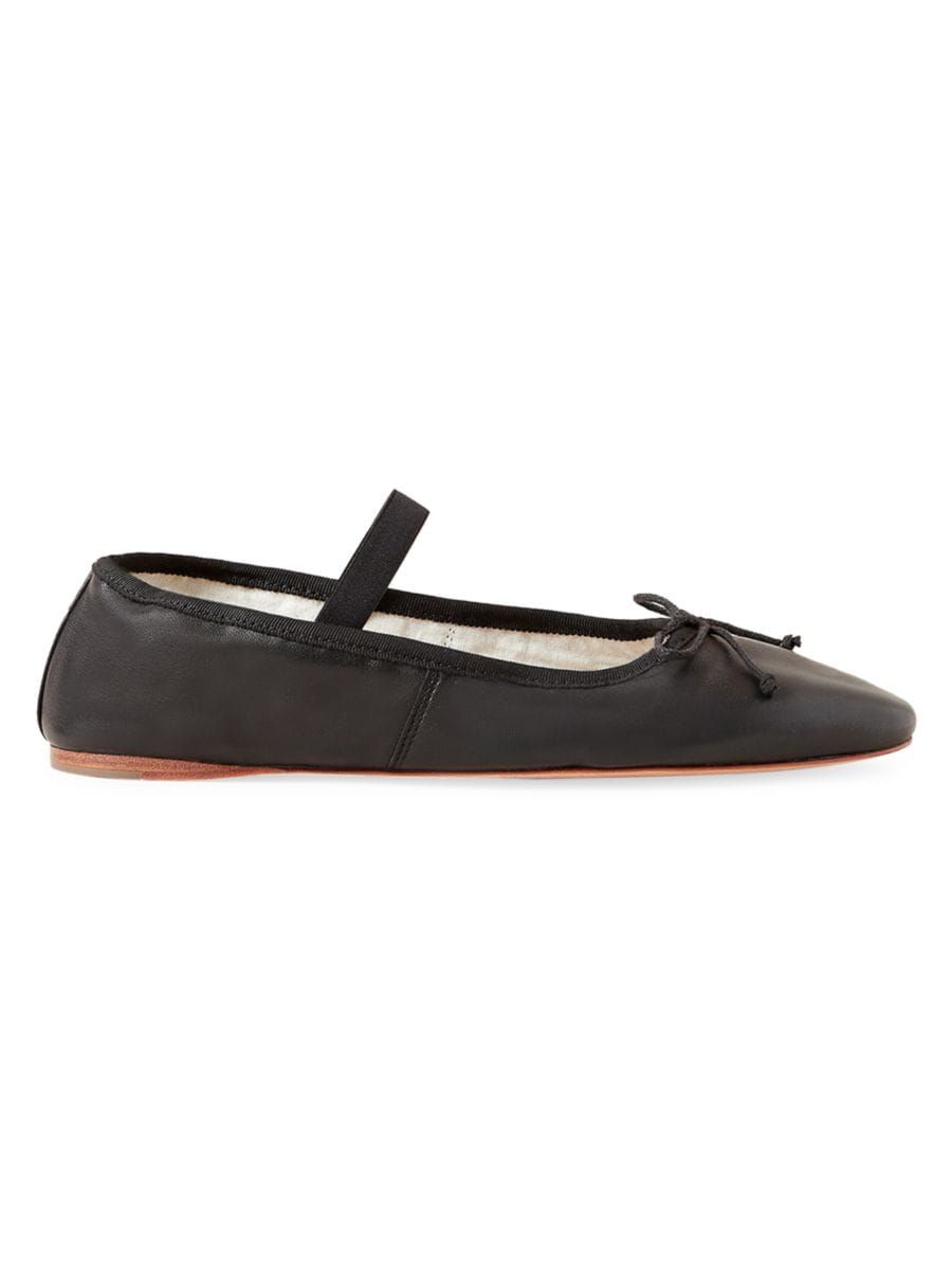 Leonie Leather Ballet Flats | Saks Fifth Avenue