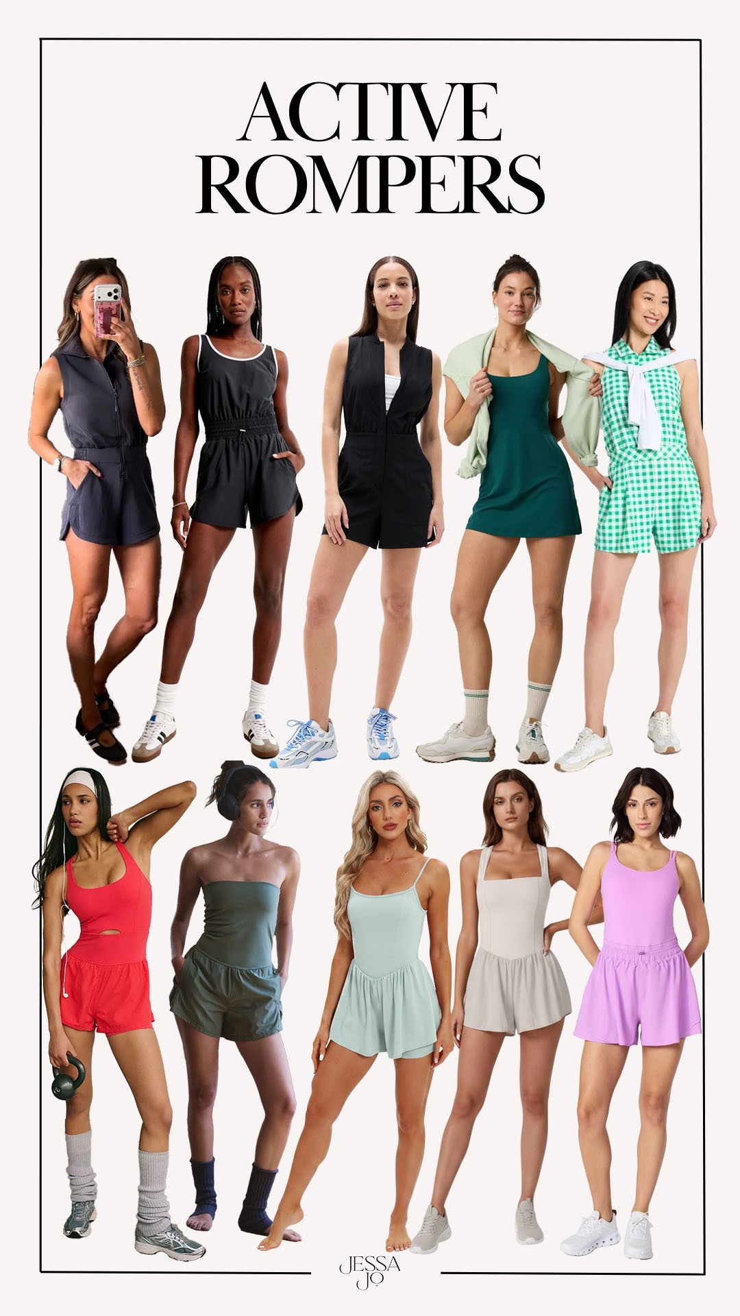 Cutest active rompers. Activewear. Summer active outfit. Trendy active romper.

#LTKActive #LTKootd #LTKSeasonal