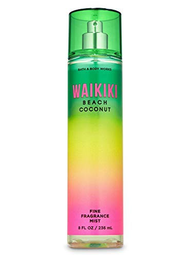 Bath and Body Works WAIKIKI - BEACH COCONUT Fine Fragrance Mist 8 Fluid Ounce (2019 Edition) | Amazon (US)