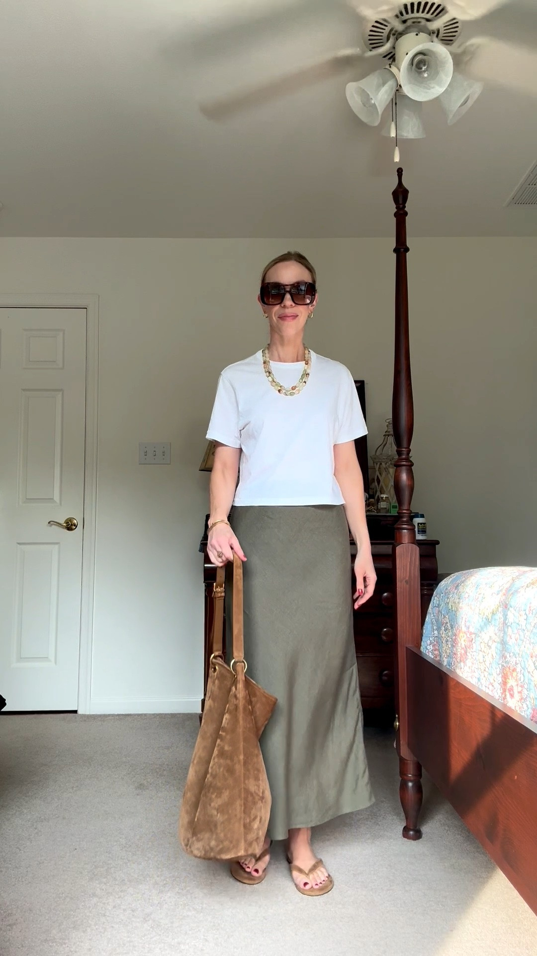 Add suede accessories to your summer looks to give them an early fall feel

#LTKSeasonal #LTKOver40 #LTKgrwm