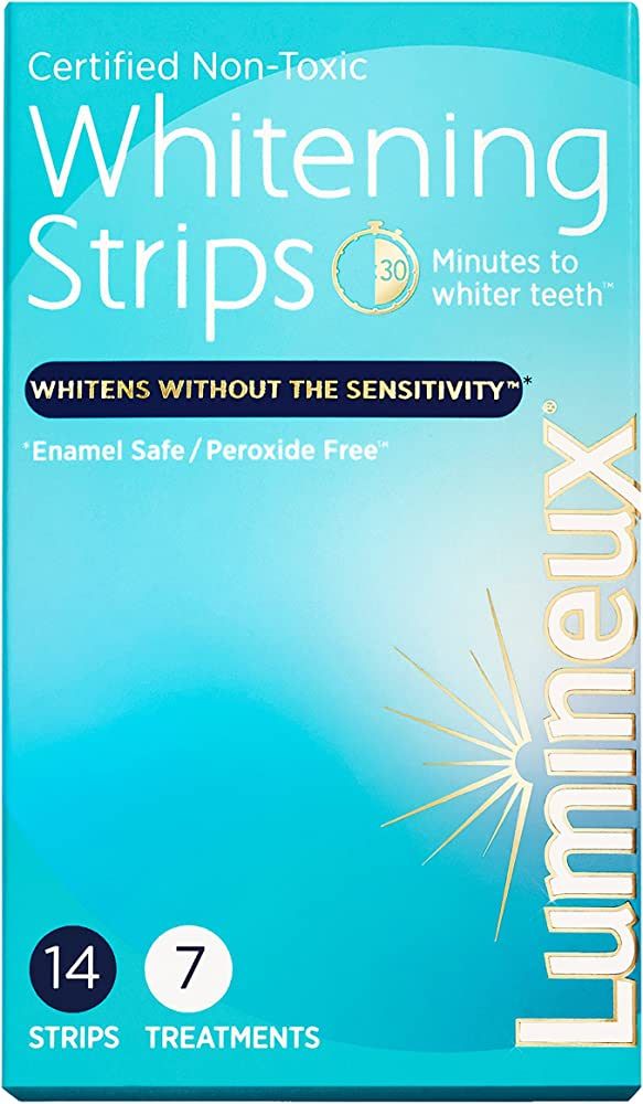 Lumineux Teeth Whitening Strips 7 Treatments - Enamel Safe for Whiter Teeth - Whitening Without t... | Amazon (US)