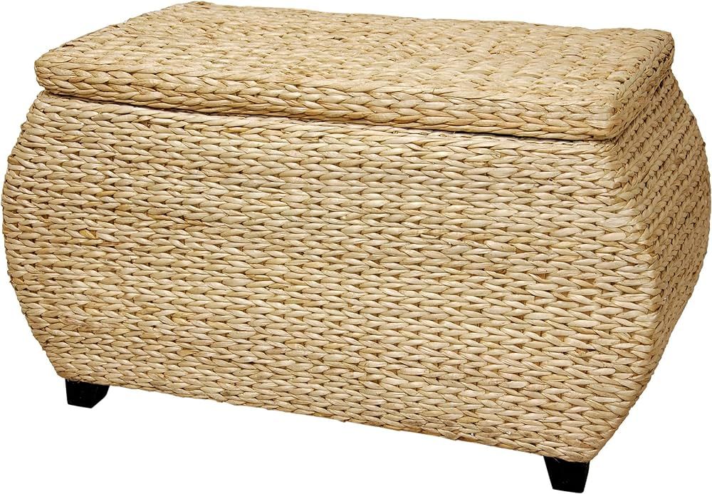 Oriental Furniture Rush Grass Storage Box - Natural | Amazon (US)