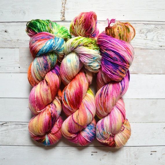 hand dyed yarn | fingering weight yarn | Yarn | Superwash | Speckled Yarn | fingering yarn | Sock... | Etsy (US)