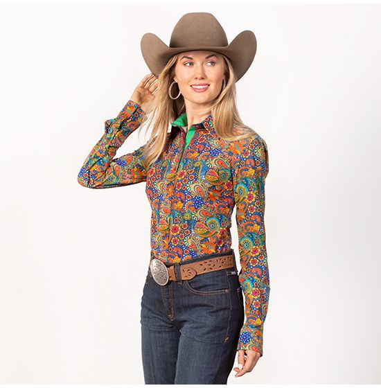 Sunrise Paisley Top | Rod's Western Palace/ Country Grace