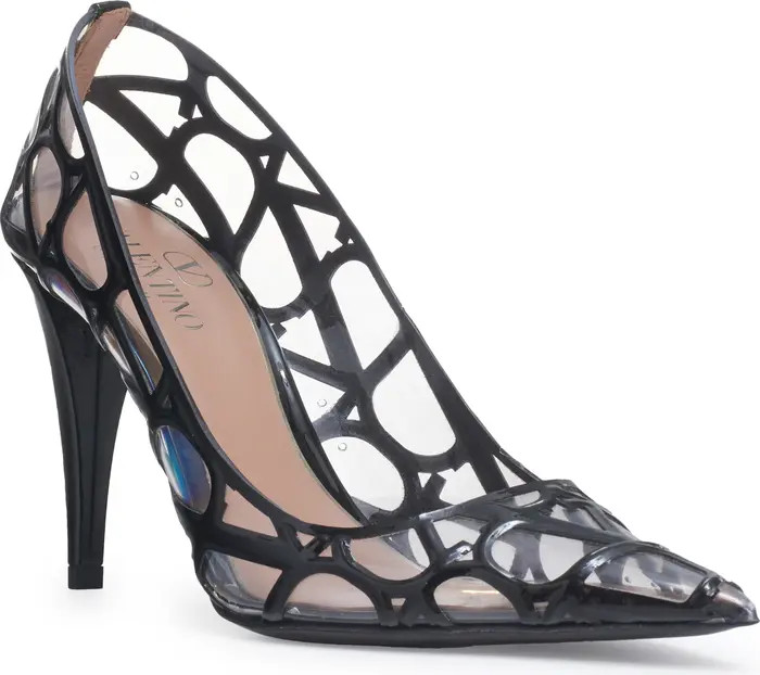 VLOGO Overlay Pointed Toe Pump (Women) | Nordstrom