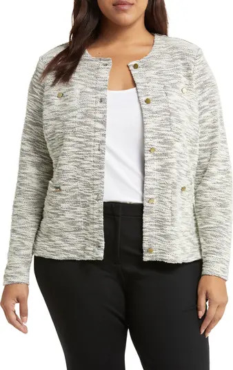 Mixed Up Cotton Blend Jacket | Nordstrom