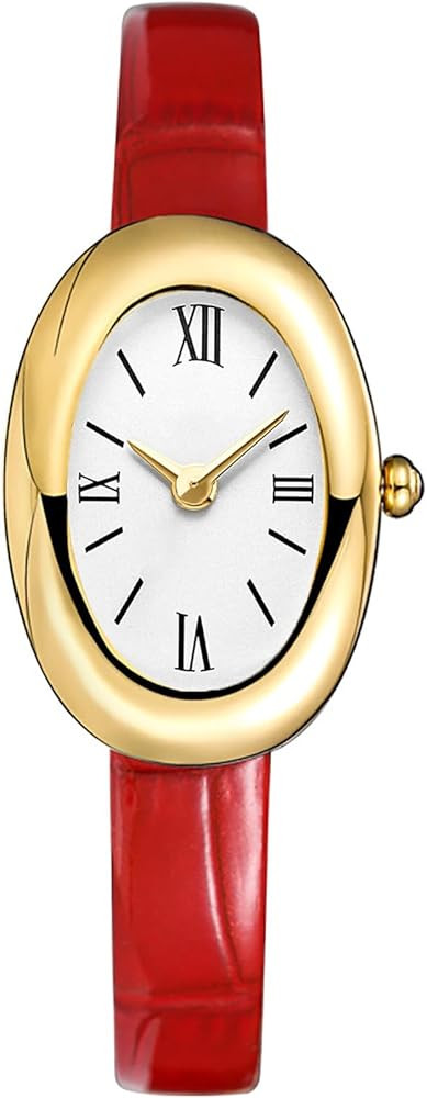 MASTOP Bracelet Watch for Women - Elegant 24mm Oval Dial Bangle Watch - Gold Jewelry Style Quartz... | Amazon (US)