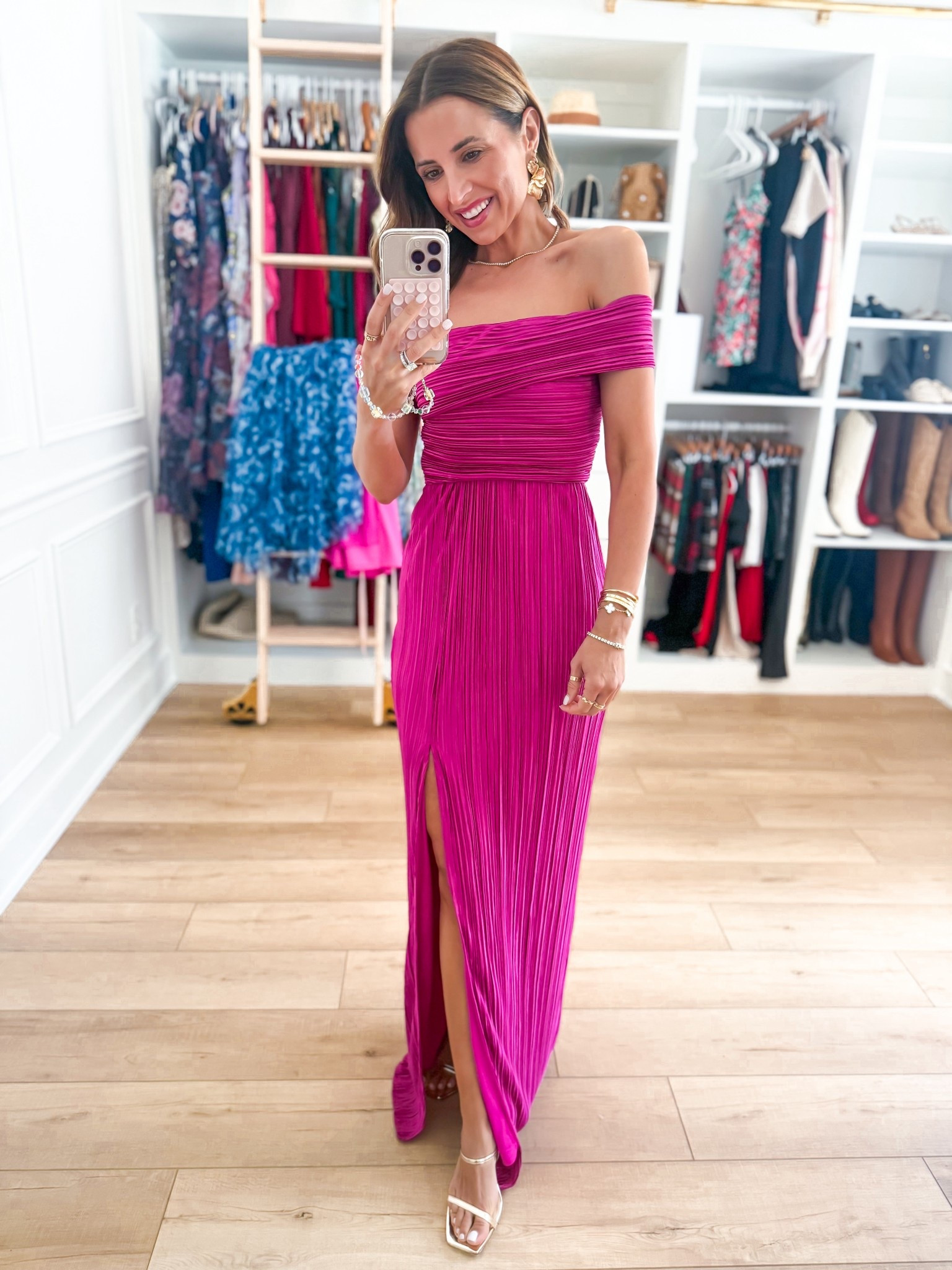 I love this gorgeous high-slit maxi dress for a spring or summer wedding! Comes in so many colors! Wearing XXS. Spring wedding guest dress. Summer wedding guest dress. Cocktail dress. Black tie optional dress. Formal dress. Party dress. Gala dress. Destination wedding. Heels are TTS.

#LTKTravel #LTKMothersDay #LTKWedding