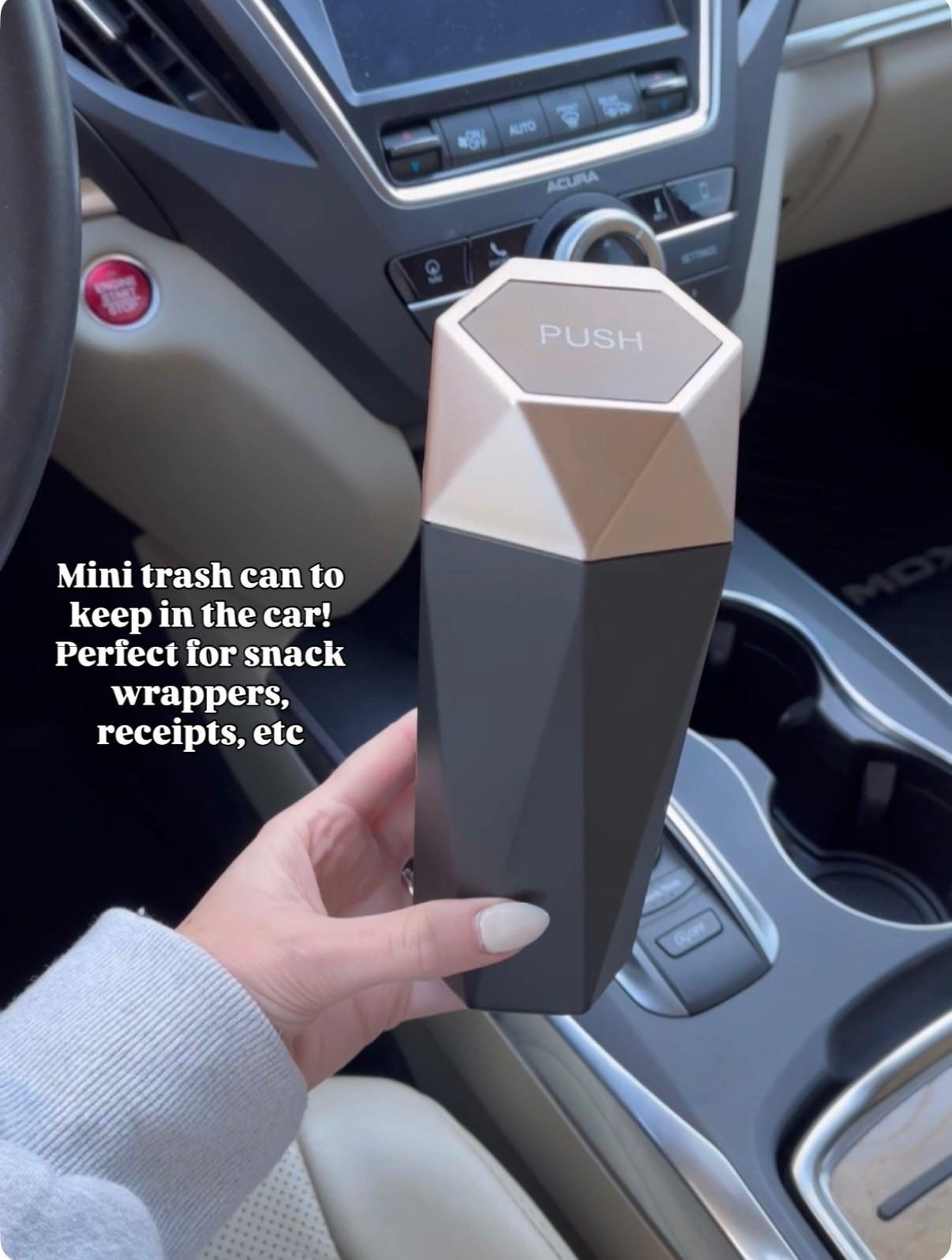 Mini trash can for car 