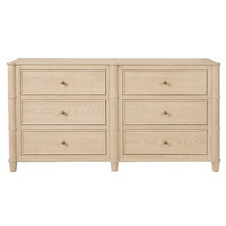 Villandry Dresser with Mahogany & Antique Brass Knob Pulls | Ballard Designs, Inc.