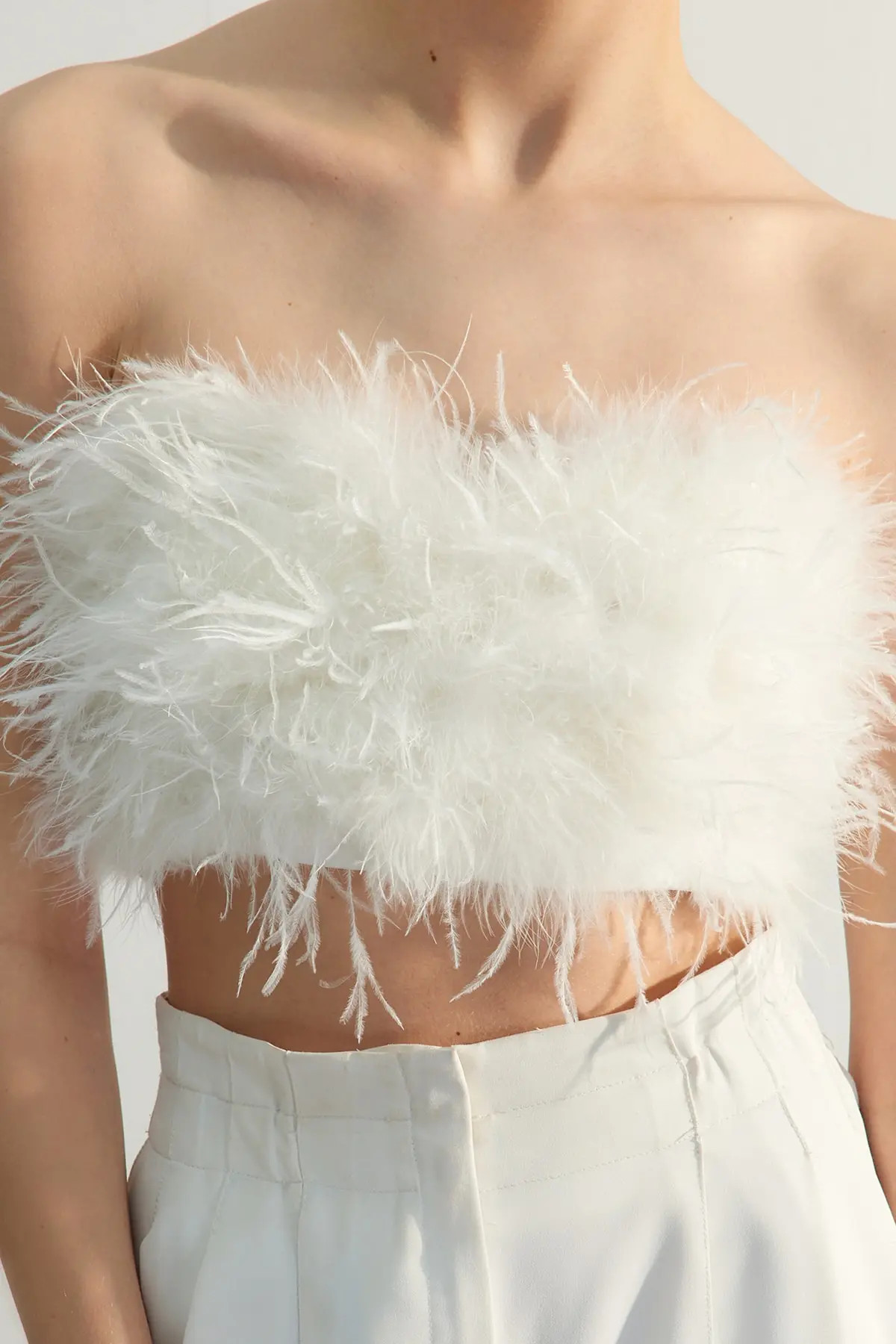 Bustier - Ecru - Unifarben | Trendyol DE