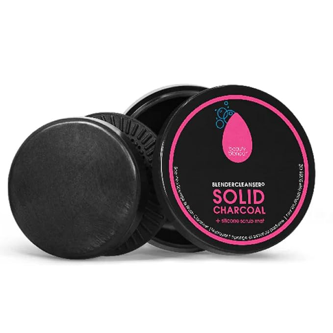 beautyblender Blendercleanser Solid Charcoal, Travel-Friendly, 1 oz | Charcoal-infused solid clea... | Amazon (US)