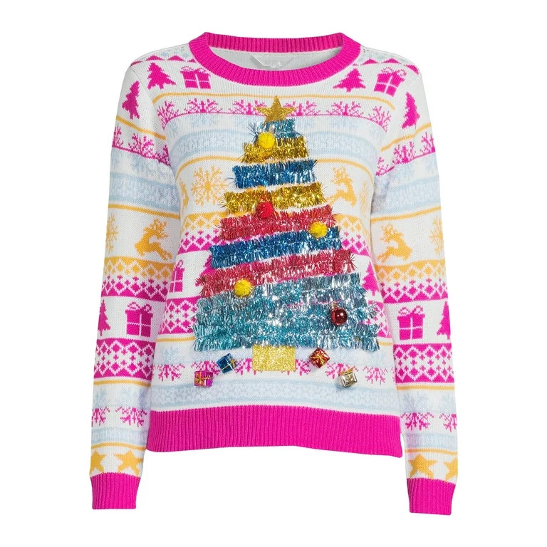 No Boundaries Junior's Christmas Sweater | Walmart (US)