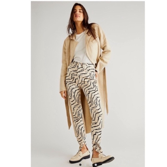 NWT WeWoreWhat Piped Stileto Slit Zebra Straight Leg | Poshmark