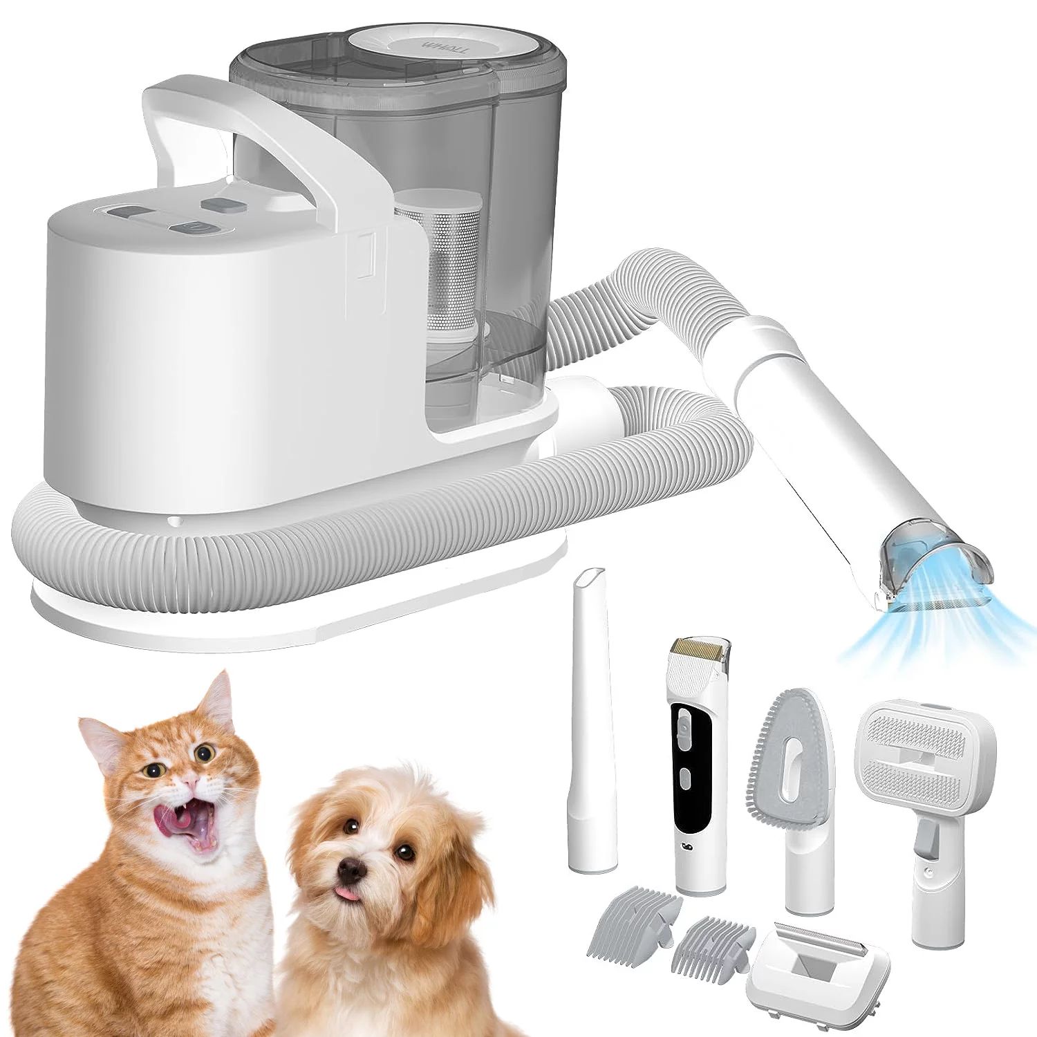 Bossdan Pet Grooming Kit,2L Dog Hair Vacuum Suction 99% Pet Hair,5 Pet Grooming Tools,3 Mode Suct... | Walmart (US)