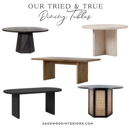 Our tried in true dining tables, here are some affordable and splurge worthy options! 

Dining furniture, dining tables, home decor, furniture finds 

#LTKhome #LTKstyletip #LTKCyberWeek