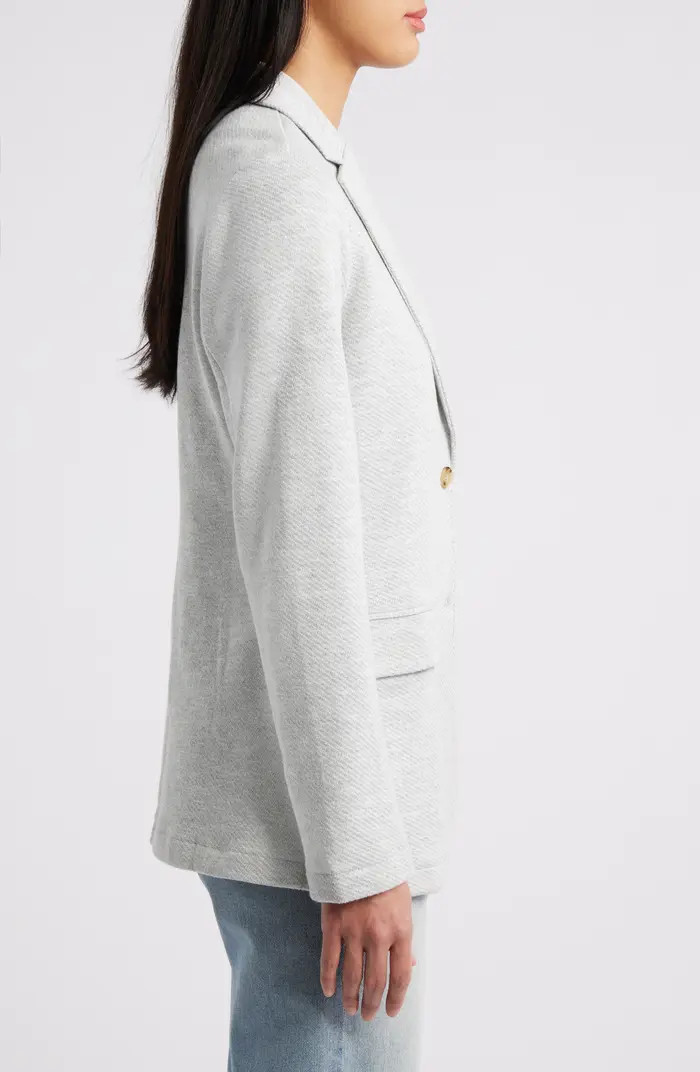 Inlet Cotton Blend Knit Blazer | Nordstrom