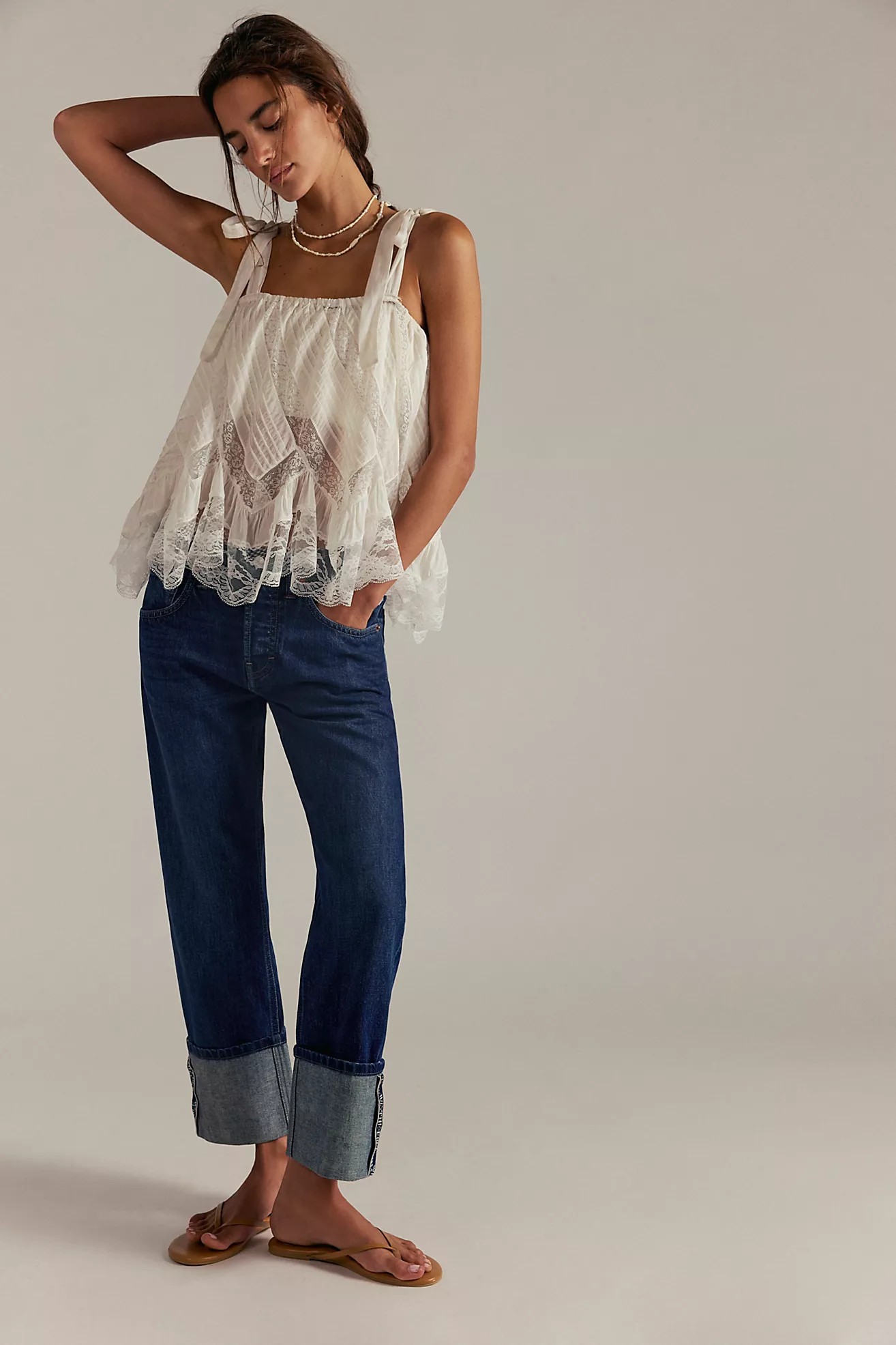 We The Free Slim Shade Selvedge Jeans | Free People (Global - UK&FR Excluded)