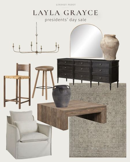 Layla Grayce Presidents’ Day sale! Up to 30% off! 

Counter stool, chandelier, coffee table, rug, dresser, mirror, vase, vessel, pot, swivel chair, accent chair, home decor, sale, 

#LTKhome #LTKSpringSale #LTKsalealert