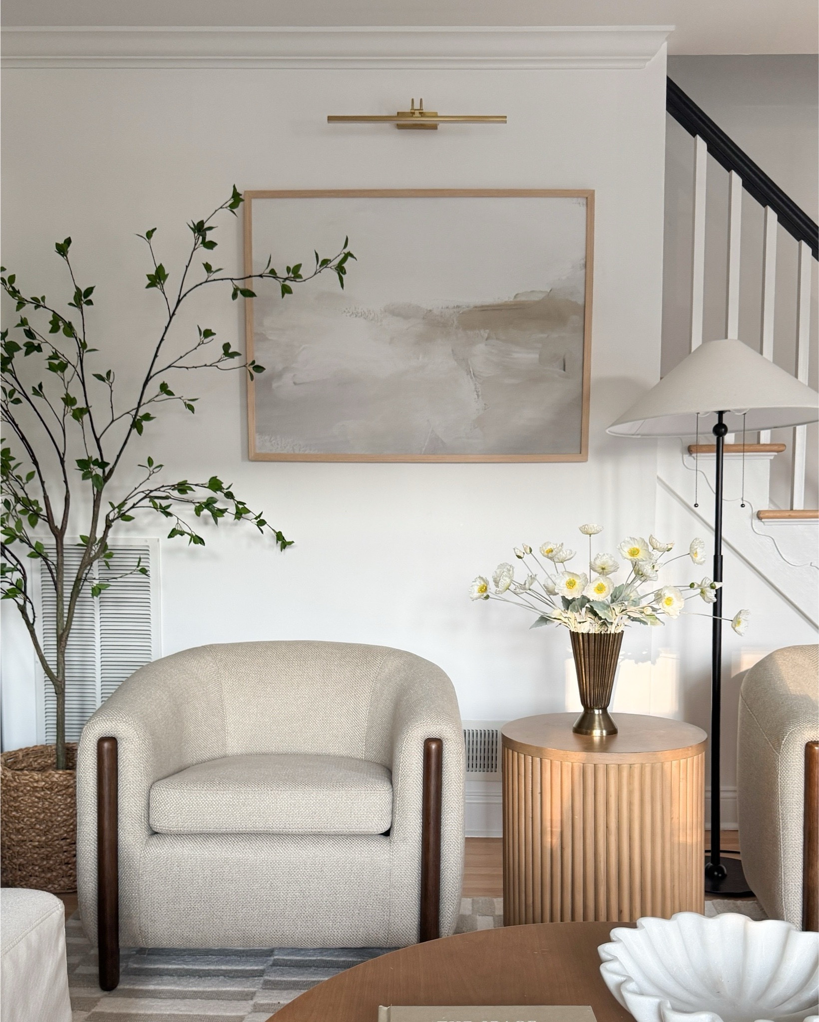 Just added the most beautiful art from @collectionprints and it instantly pulled this whole corner together.  🤍

I’ve been leaning into softer textures and warm neutrals lately, and this piece fits in so seamlessly with everything I’ve layered here. It adds the perfect touch of calm without overpowering the space. 🤎

Scroll below to shop the whole look! 

#LTKhome #collectionprints #neutraldecor #modernorganichome #cozycorner #interiorstyle #earthytones


#LTKHome #LTKStyleTip