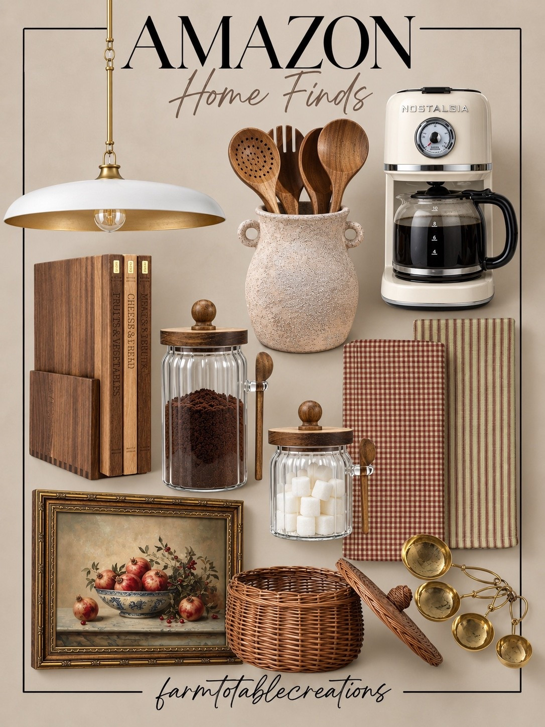 Amazon Home Finds. Cozy, collected Amazon finds that bring so much warmth and character into your home. 🤎 I’m loving all the rich wood tones, vintage-inspired details, and pretty kitchen finds in this edit!

#AmazonHome #AmazonFinds #AmazonHomeFinds #HomeDecor #KitchenDecor #KitchenFinds #CozyHome #HomeInspo #HomeFavorites #LTKHome

#LTKHome #LTKSaleAlert #LTKSeasonal