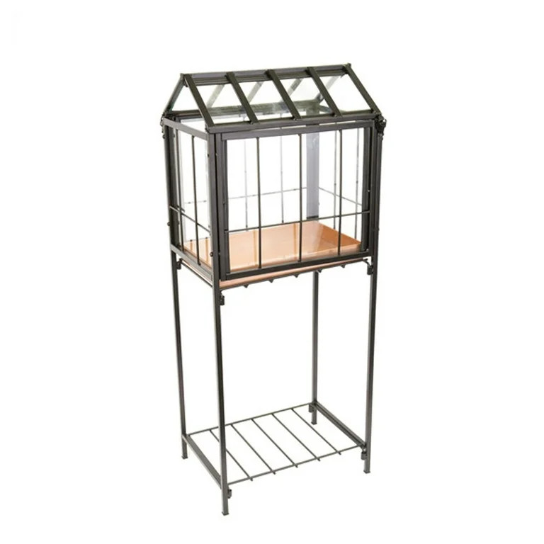 Better Homes & Gardens Metal and Glass Plant Terrarium | Walmart (US)