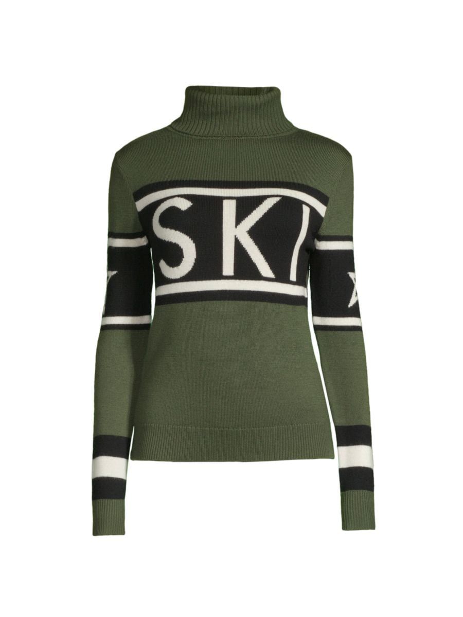 Perfect Moment "Ski" Wool Turtleneck Sweater | Saks Fifth Avenue