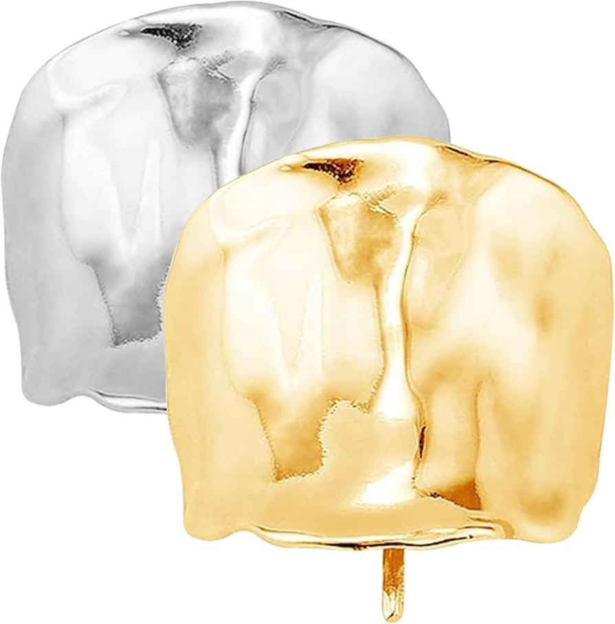 Cuff en queue de cheval 2pcs Chauchets \u00e0 cheveux en or et argent plaqu\u00e9 CHEPLES ALLIAGE... | Amazon (FR)