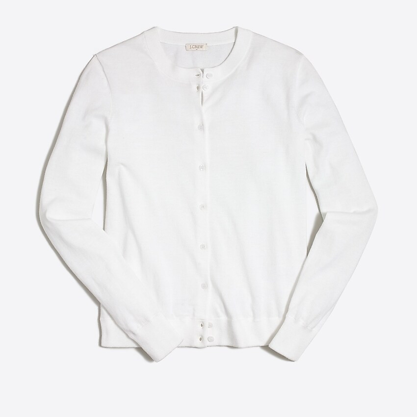 Classic cotton cardigan sweater | J.Crew Factory