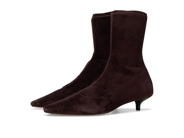 Ciel Kitten Heel Glove Bootie - Suede | Zappos