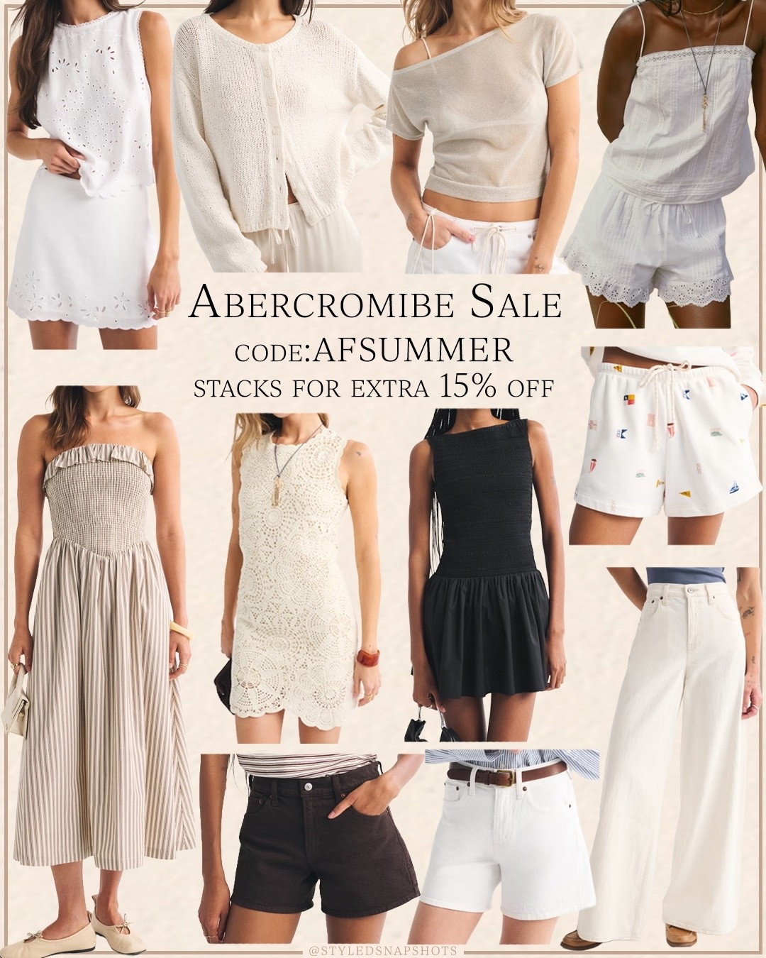 Abercrombie sale! Use code AFSUMMER for an extra 15% off!!

#LTKSaleAlert