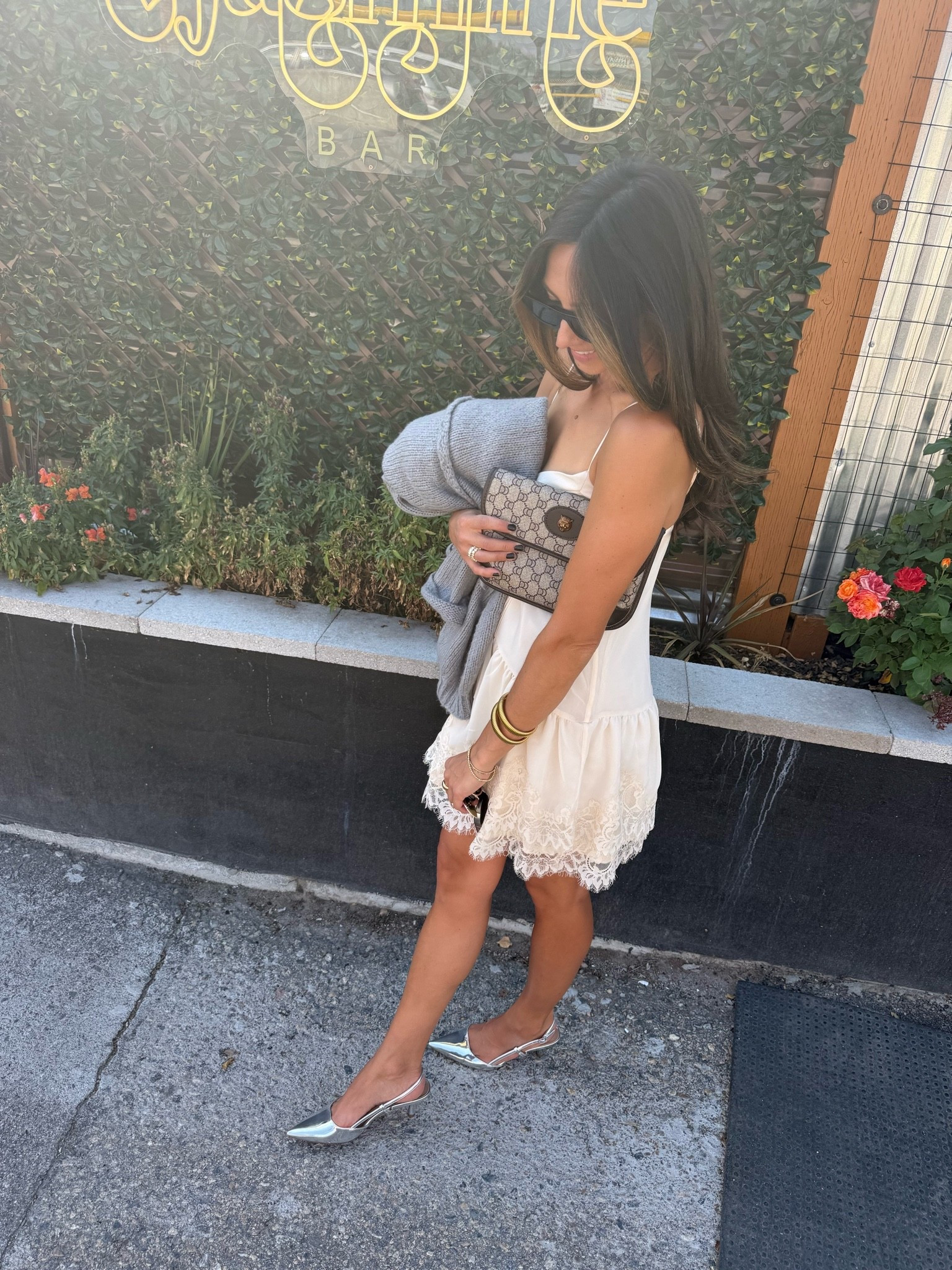 Romanticize your life in this feminine lace dress and silver pumps.

#LTKdayinmylife #LTKSeasonal #LTKgrwm
