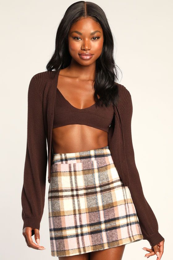 Mad for Plaid Light Pink Plaid Mini Skirt | Lulus (US)