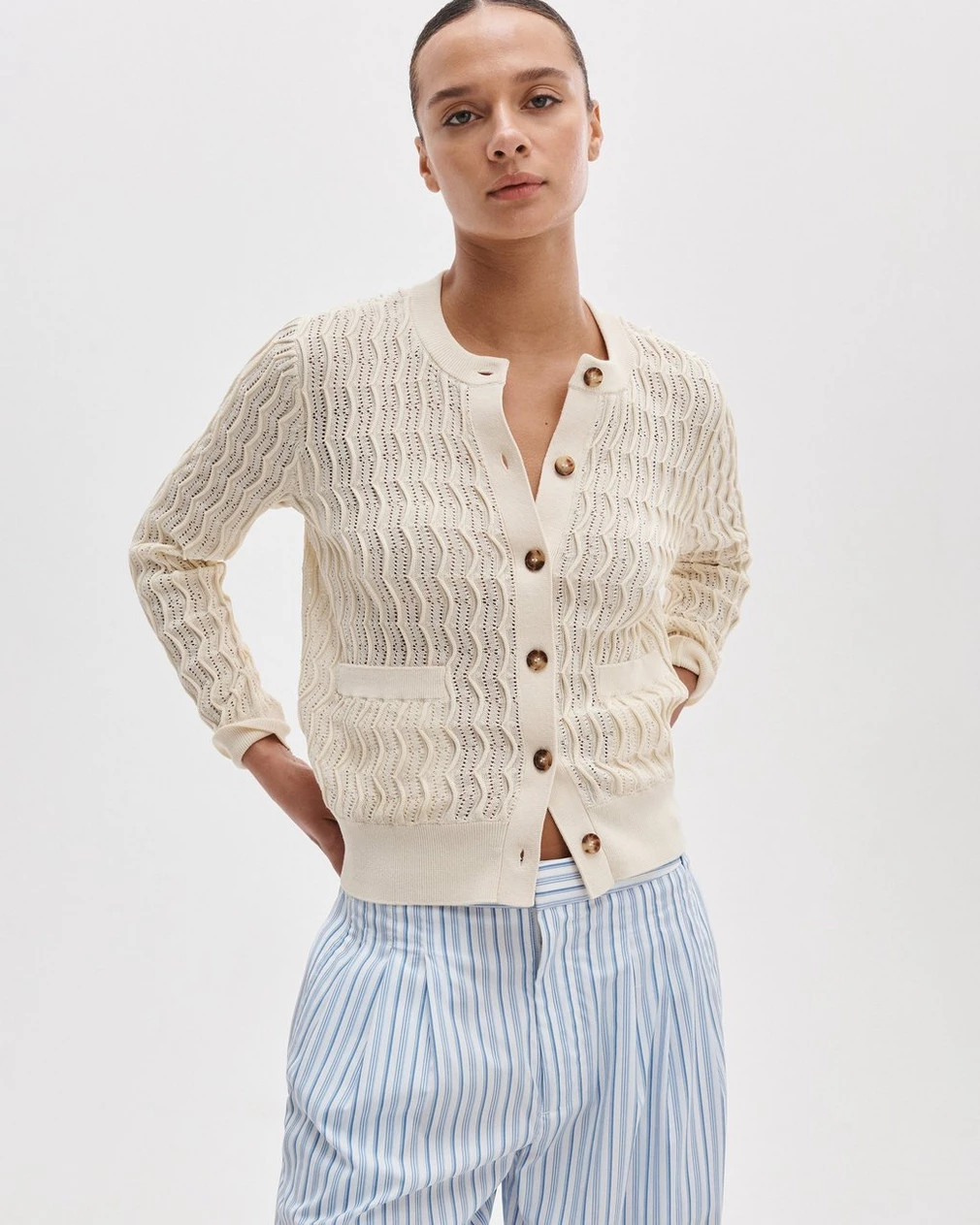 Buy Leslie Cotton-Blend Cardigan for USD 280.00 | rag & bone | rag & bone