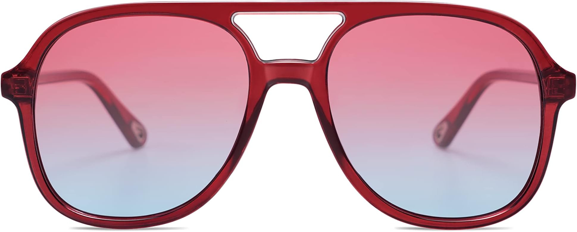 SOJOS Retro Polarized Aviator Sunglasses for Women Men Classic 70s Vintage Trendy Square Oversize... | Amazon (US)