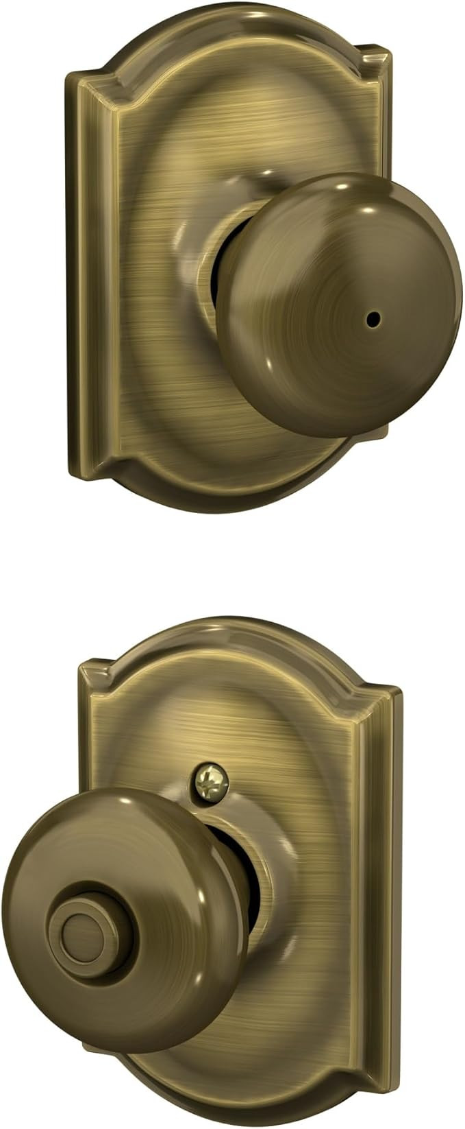 Schlage F40 PLY 609 CAM, Camelot, Antique Brass | Amazon (US)