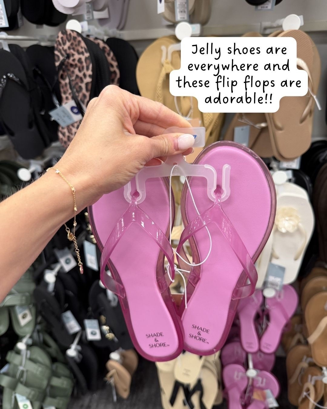 Jelly shoes are everywhere- love these flip flops!!

#LTKdayinmylife #LTKSeasonal #LTKselfcare
