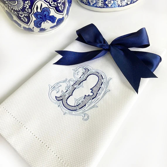 Monogrammed Guest Towel  |  Monogrammed Tea Towel  |  Personalized Gift  |  Monogrammed Gift | | Etsy (US)