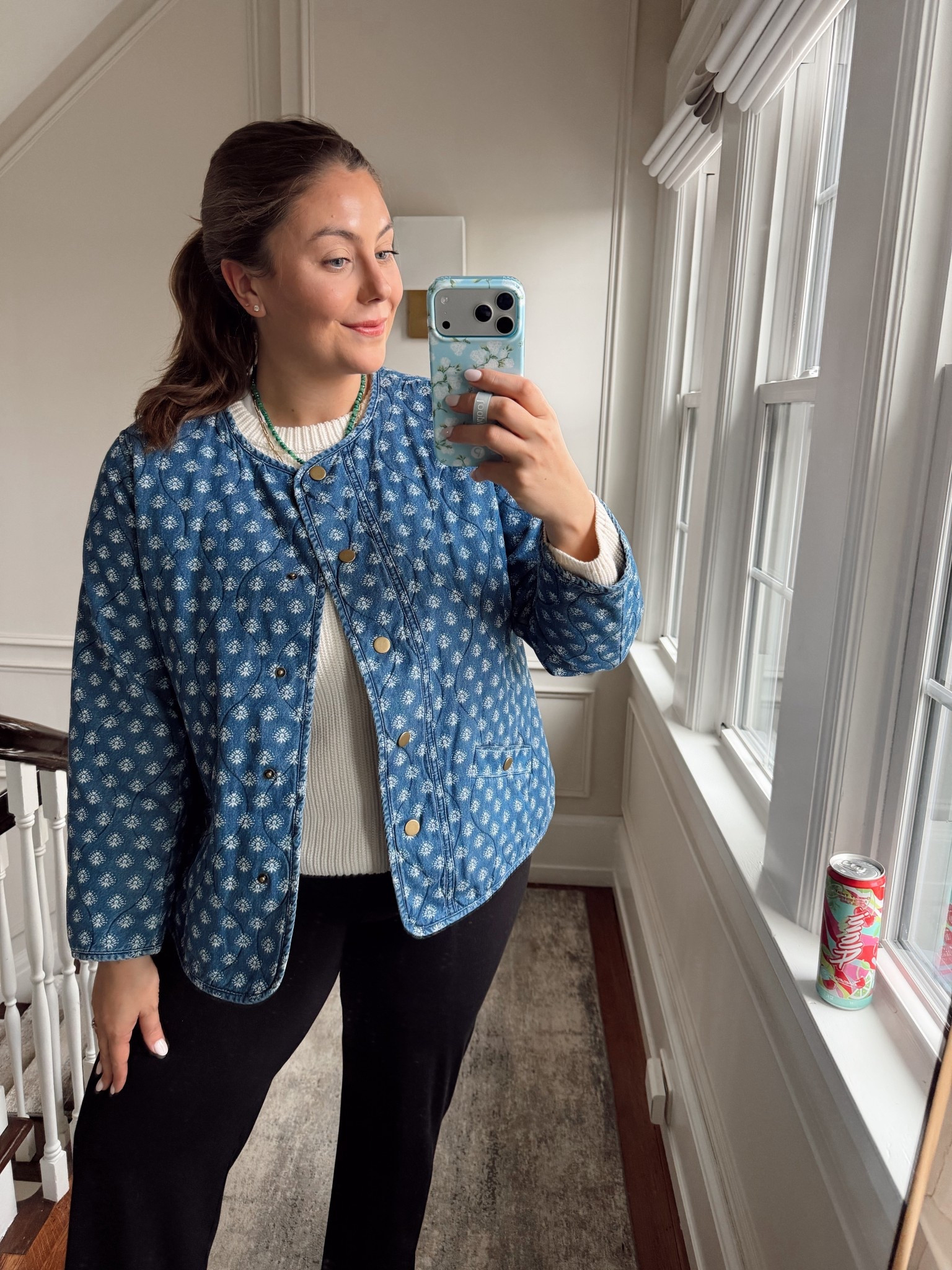 Spring jacket from @Talbots - wearing size XL in jacket stating similar tops & pants 

#LTKSeasonal #LTKootd #LTKMidsize