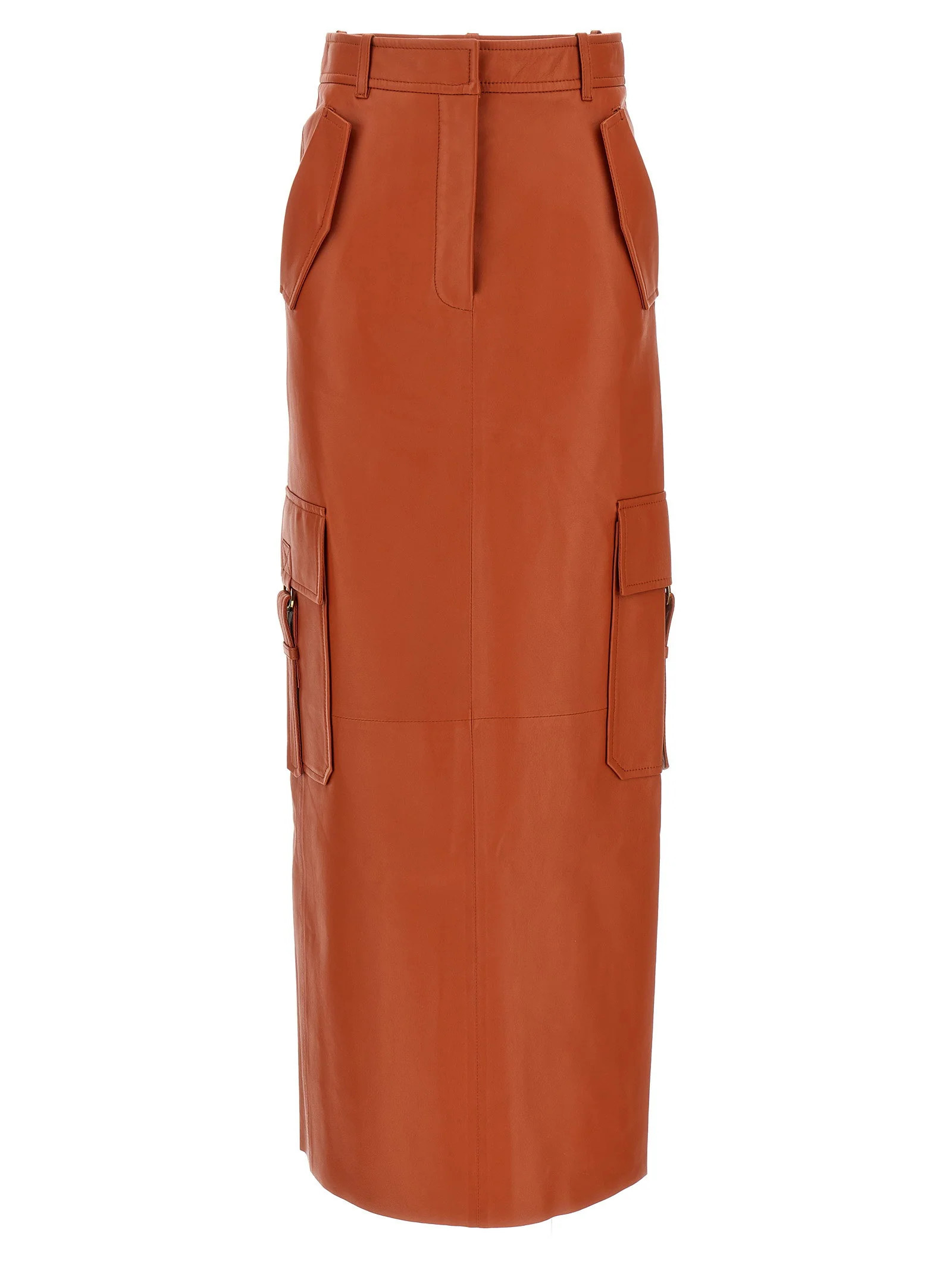 Zimmermann Illustration Skirt — Orange - 1 | Italist Inc.