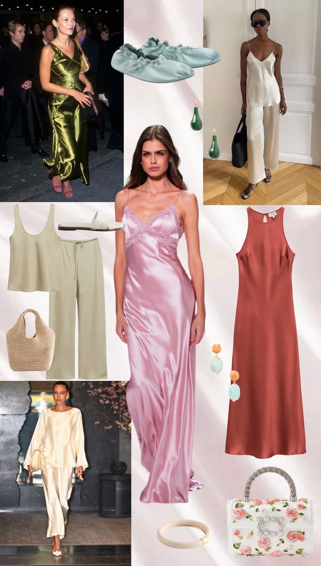 Silk & Satin

Fluid silhouettes, soft shine and barely-there finishes make silk and satin the ultimate way to dress with ease. From bias-cut slip dresses and relaxed co-ords to delicate lace trims and glossy accessories, these pieces bring an effortless sense of luxury to both day and evening dressing.

silk, satin, silk dress, satin dress, slip dress, satin slip dress, silk set, satin set, silk trousers, satin trousers, lace trim, bias cut, fluid dressing, soft tailoring, quiet luxury, elegant style, feminine style, occasionwear, eveningwear, summer style, outfit inspiration, fashion edit

#LTKFashionMonth #LTKstyletip #LTKsummer