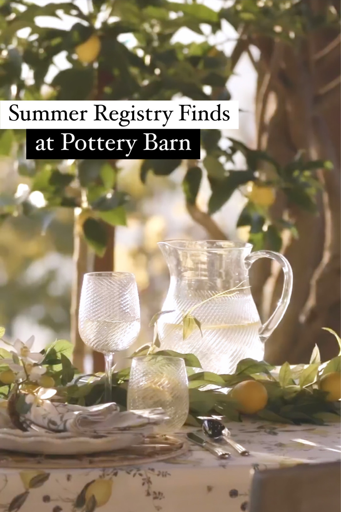 Summer Registry at Pottery Barn! Register for quality items that will last a lifetime, throughout your marriage! 

#LTKSeasonal #LTKwedding #LTKunder50