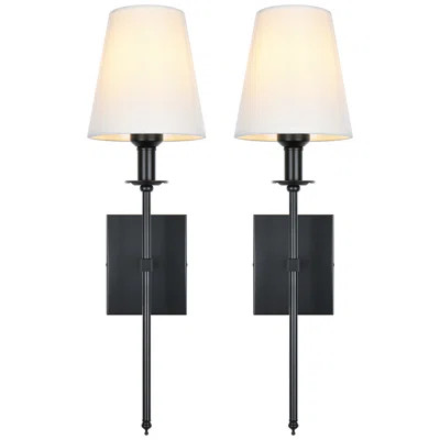 Dimmable Indoor Wall Sconces Iron Wallchiere Vanity Lighting Fixtures(Set of 2) | Wayfair North America