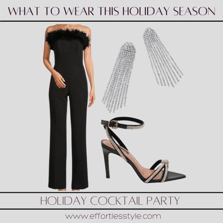 Simply gorgeous…..  Love this fur lined jumpsuit - a perfect option for an upcoming holiday cocktail party 🖤✨🖤

#LTKstyletip #LTKHoliday #LTKSeasonal