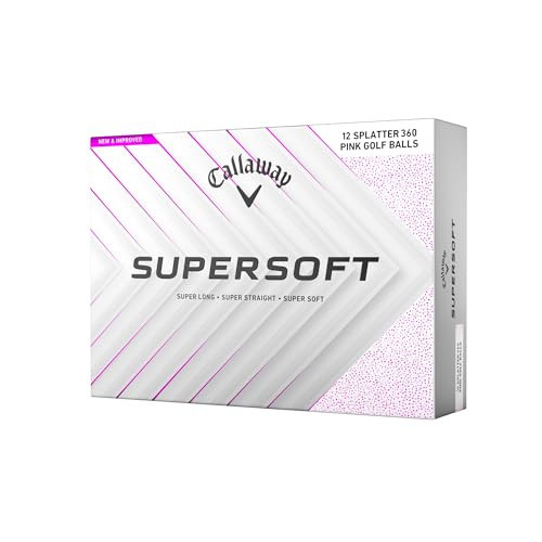 Callaway Golf Supersoft Golf Balls (2025, Pink Splatter) | Amazon (US)